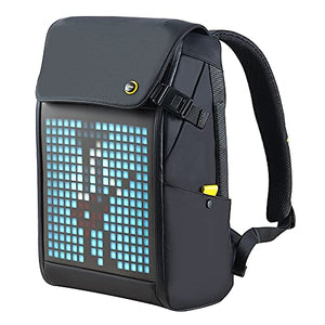 Divoom Pixel Backpack M - Rucksack mit App-gesteuertem 16X16 RGB-LED-Bildschirm